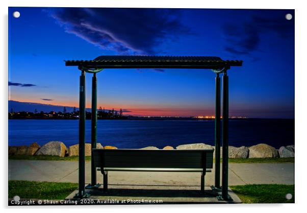 Sunset Seat Acrylic by Shaun Carling