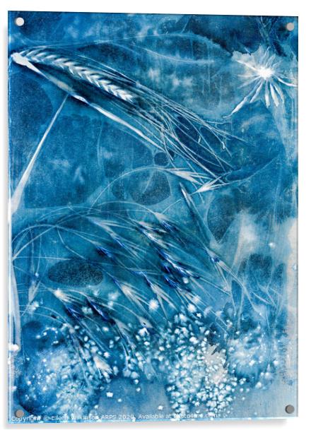 Fairy Blue Acrylic by Eileen Wilkinson ARPS EFIAP