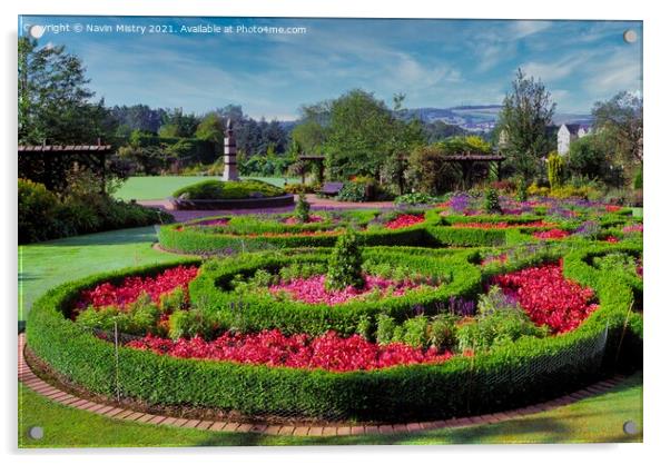 The Rodney Gardens, Perth, Scotland Acrylic by Navin Mistry