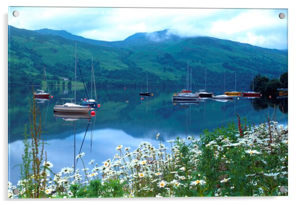 Loch Earn, Scotland Acrylic by Navin Mistry
