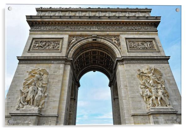 Arc de Triomphe, Paris Acrylic by Navin Mistry