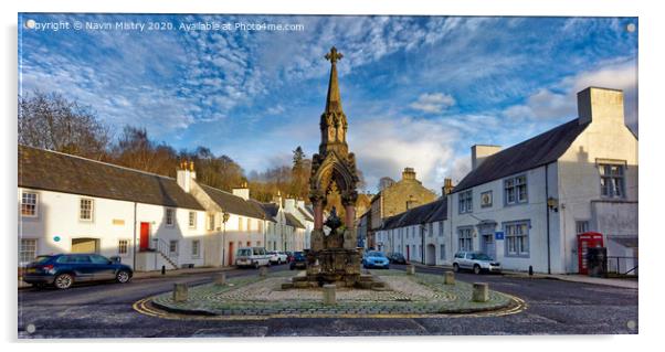 Dunkeld, Perthshire Acrylic by Navin Mistry
