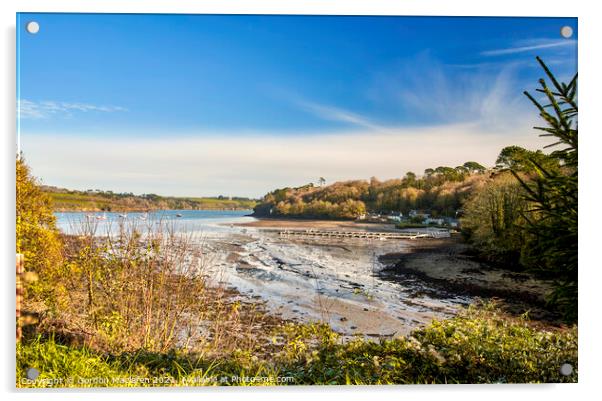 Helford Estuary, Cornwall Acrylic by Gordon Maclaren