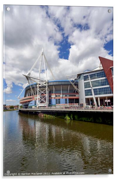 Principality Stadium, Cardiff, Wales Acrylic by Gordon Maclaren