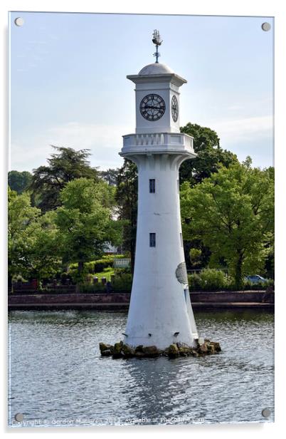 Scott Memorial, Roath Park, Cardiff, South Wales Acrylic by Gordon Maclaren