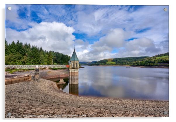 Pontsticill Reservoir. Brecon Beacons, South Wales Acrylic by Gordon Maclaren