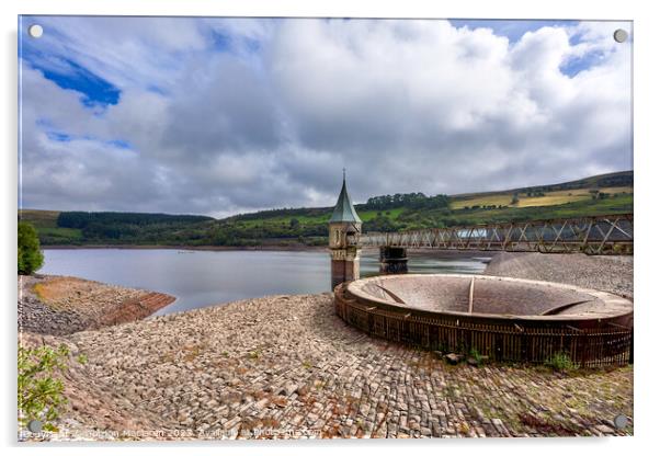 Pontsticill Reservoir. Brecon Beacons, South Wales Acrylic by Gordon Maclaren