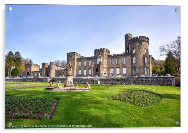 Cyfarthfa Castle, Merthyr Tydfil  Acrylic by Gordon Maclaren
