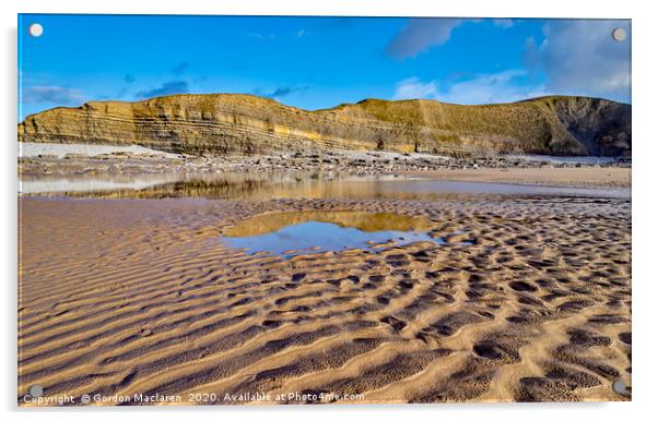 Glamorgan Heritage Coast Acrylic by Gordon Maclaren