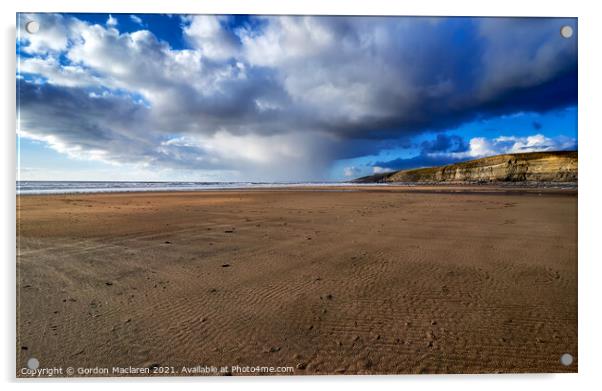 Southerndown Beach, Vale of Glamorgan Heritage Coast Acrylic by Gordon Maclaren