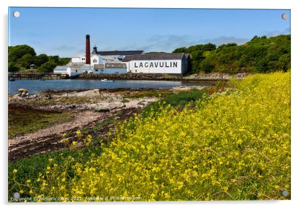 A Summer Meadow by Lagavulin Distillery Acrylic by Barbara Jones
