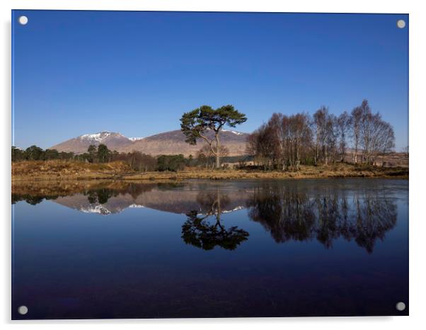 Loch Tulla Acrylic by Emma Dickson