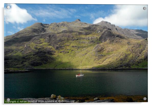 Sgurr Nan Eag Acrylic by Adrian Snowball