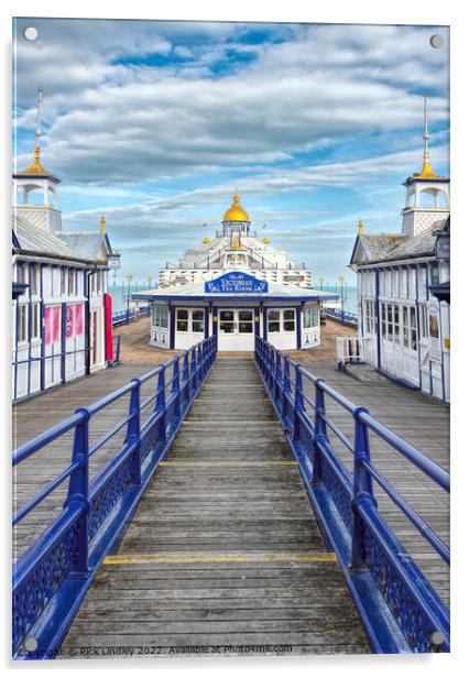 Victorian Tea Rooms Eastbourne Pier Acrylic by Rick Lindley