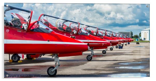 The Reds Nose Day  Acrylic by Rick Lindley