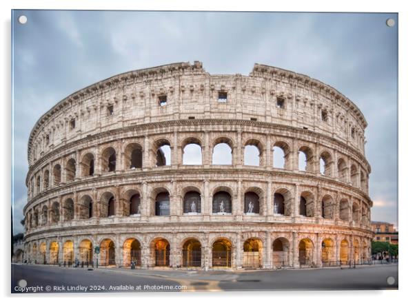 Colosseum Acrylic by Rick Lindley