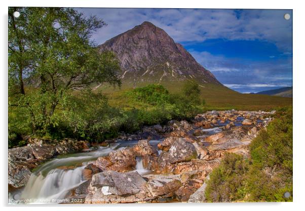 Buachaille Etive Mòr Acrylic by Andy Brownlie