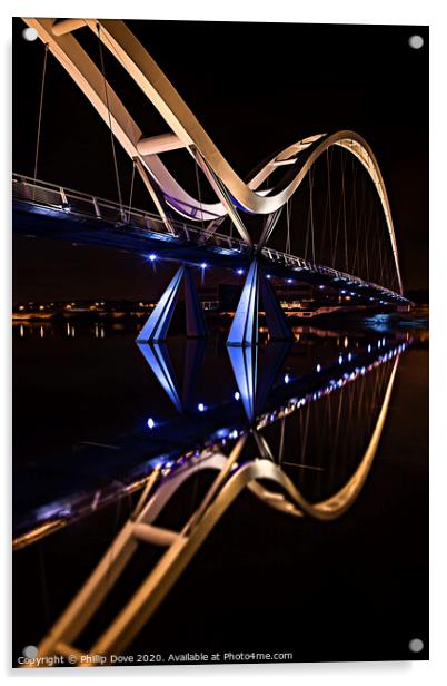 Infinity Bridge  Acrylic by Phillip Dove LRPS