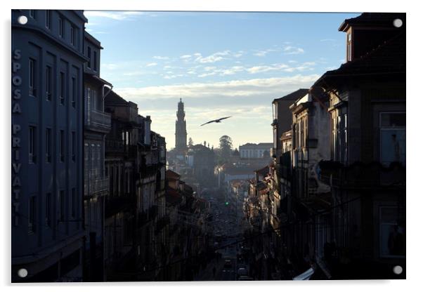 View of Porto Acrylic by Theo Spanellis