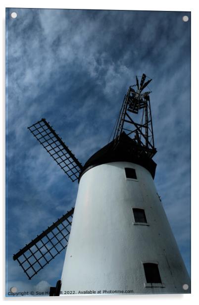 Lytham windmill Acrylic by Sue HASKER