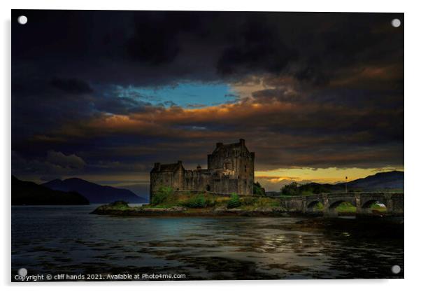 Eilean Donan Castle  Acrylic by Scotland's Scenery