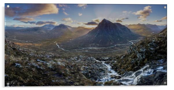 Glencoe landscape Acrylic by Scotland's Scenery