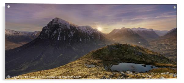 Glencoe mountain Acrylic by Scotland's Scenery
