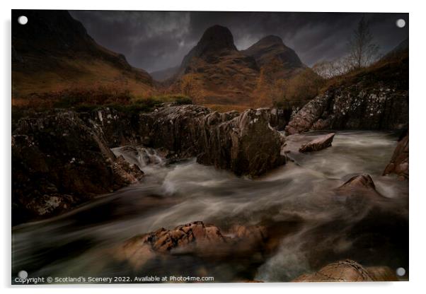 Glencoe, Highlands Scotland Acrylic by Scotland's Scenery