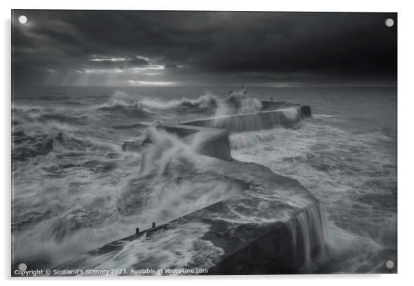 The Perfect Storm Acrylic by Scotland's Scenery