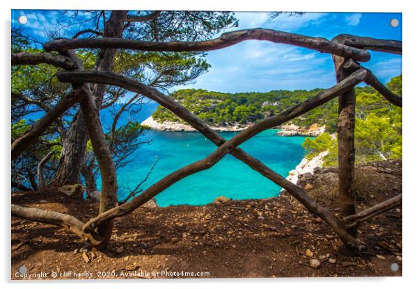 Menorca View Acrylic by Scotland's Scenery