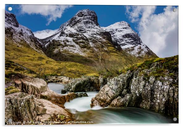 Glencoe, Highlands, Scotland, Uk. Acrylic by Scotland's Scenery