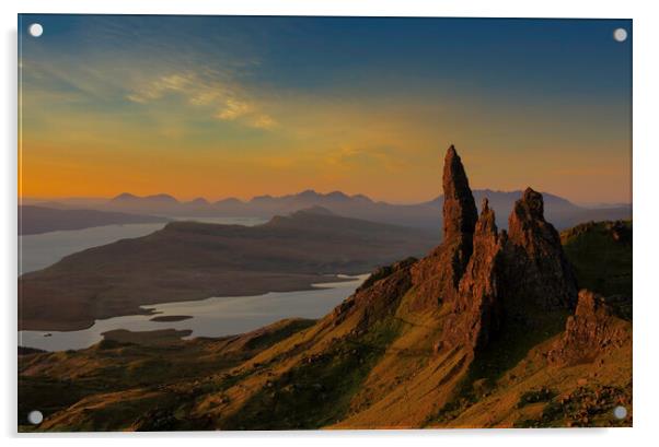 The old man of storr, isle of skye. Acrylic by Scotland's Scenery