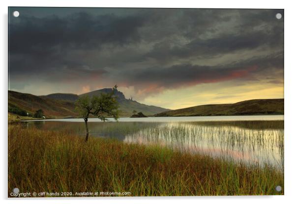 Loch Fada, Isle of skye Acrylic by Scotland's Scenery