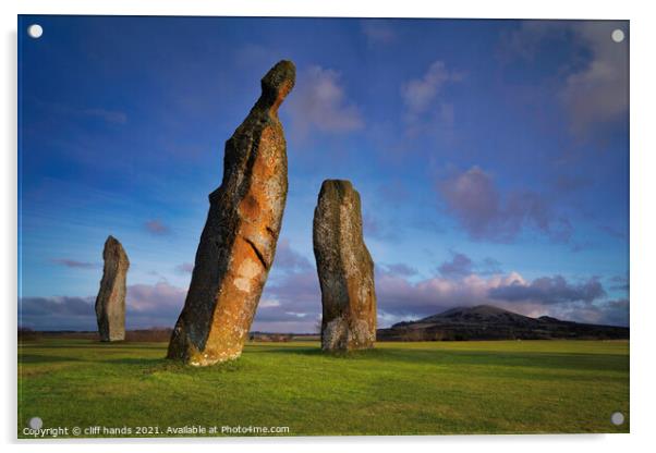 Standing Stones scotland Acrylic by Scotland's Scenery