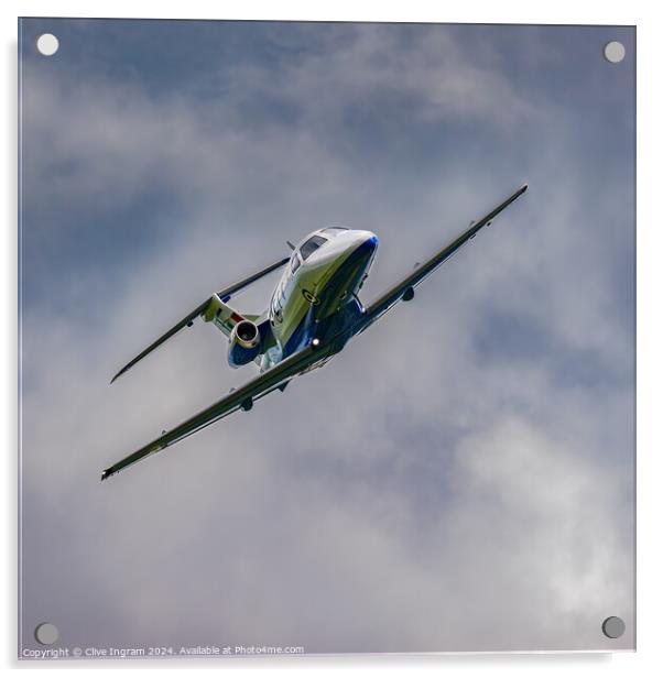 Flight of the Phenom Acrylic by Clive Ingram
