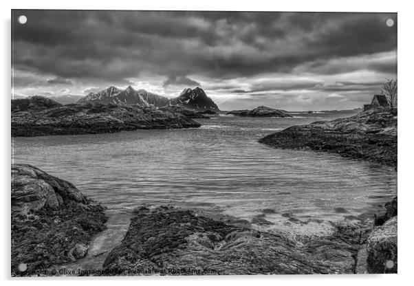 Majestic Arctic Seascape Acrylic by Clive Ingram