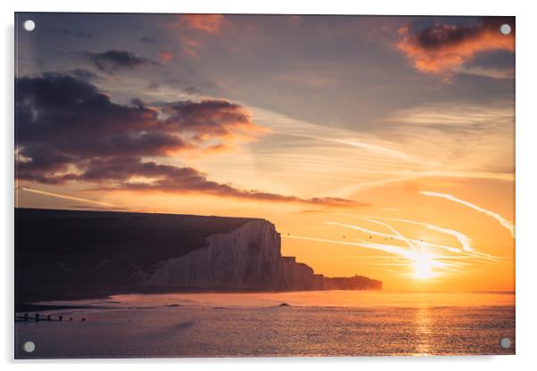 Seven Sisters Waking Acrylic by Ben Russell