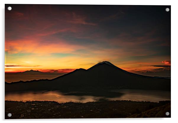 Volcanic Sunrise Acrylic by Ben Griffin