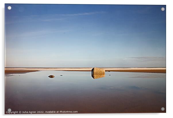 Cromer Beach in Norfolk Acrylic by Juha Agren
