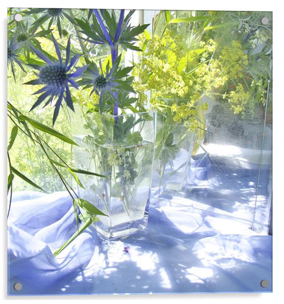 Blue Light  Acrylic by Judy Stalus