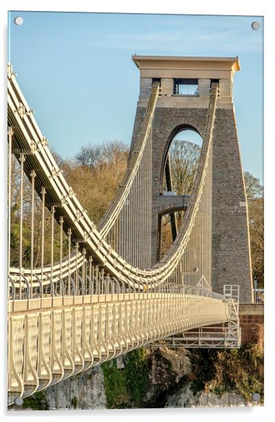 Clifton Suspension Bridge, Bristol Acrylic by Shaun Davey