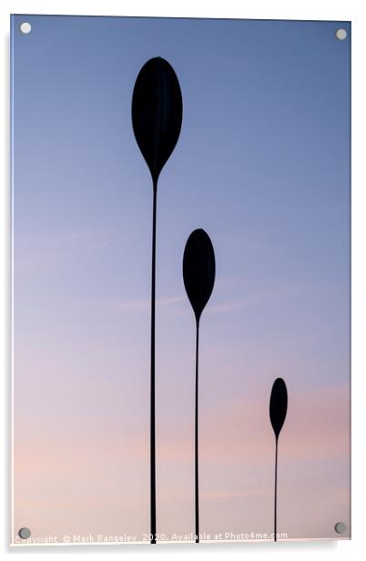 Pastel Blades Acrylic by Mark Rangeley