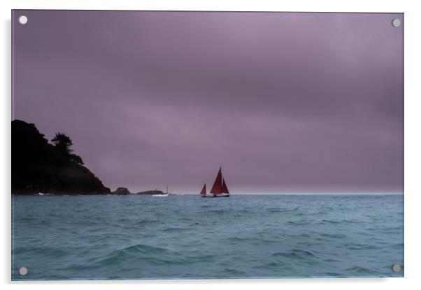 Setting sail  Acrylic by Steve Taylor