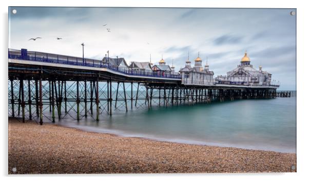 Eastbourne Pier Acrylic by Mark Jones