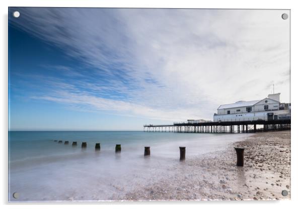 Bognor Regis Pier Acrylic by Mark Jones