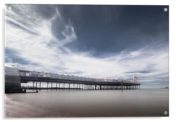 Herne Bay Pier Acrylic by Mark Jones