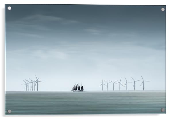 Wind Power Acrylic by Mark Jones