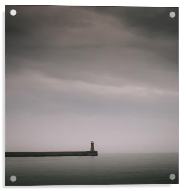 Tynemouth Lighthouse Acrylic by Mark Jones