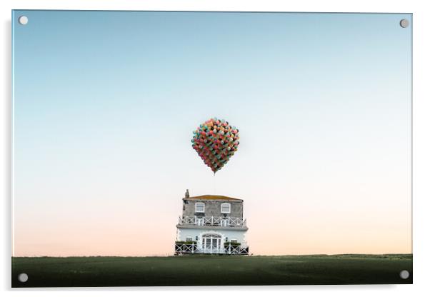 Moving House Acrylic by Mark Jones