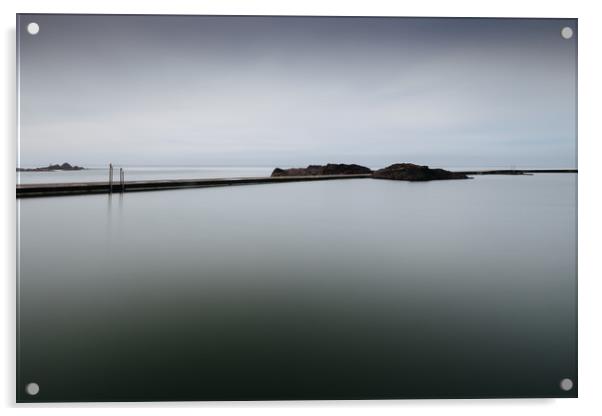 Bude Sea Pool  Acrylic by Mark Jones